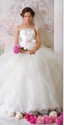 Свадебное платье б/у Papilio,  фата,  белое манто