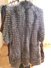 Пальто из чернобурки