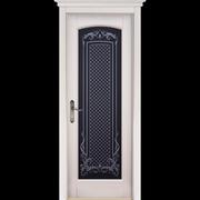 Дверь из массива сосны Витраж