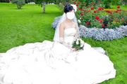обалденное свадебное платье